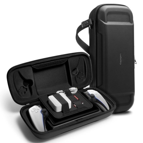 Etui Spigen Rugged Armor Pro na Sony Playstation Portal - czarne Etui Spigen Rugged Armor Pro na Sony Playstation Portal - czarne