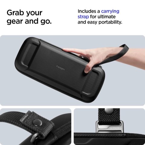 Etui Spigen Rugged Armor Pro na Sony Playstation Portal - czarne Etui Spigen Rugged Armor Pro na Sony Playstation Portal - czarne