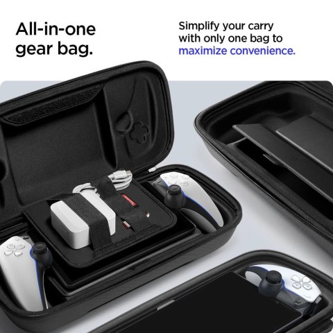 Etui Spigen Rugged Armor Pro na Sony Playstation Portal - czarne Etui Spigen Rugged Armor Pro na Sony Playstation Portal - czarne