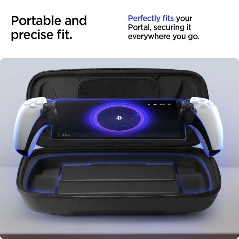 Etui Spigen Rugged Armor Pro na Sony Playstation Portal - czarne Etui Spigen Rugged Armor Pro na Sony Playstation Portal - czarne