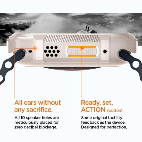 Etui Spigen Rugged Armor na Apple Watch Ultra 1 / 2 (49 mm) - beżowe Etui Spigen Rugged Armor na Apple Watch Ultra 1 / 2 (49 mm) - beżowe
