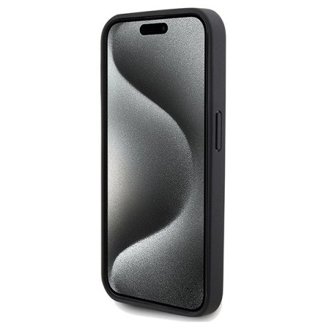 Etui U.S. Polo Assn. Yoke Pattern na iPhone 15 Pro - czarne Etui U.S. Polo Assn. Yoke Pattern na iPhone 15 Pro - czarne