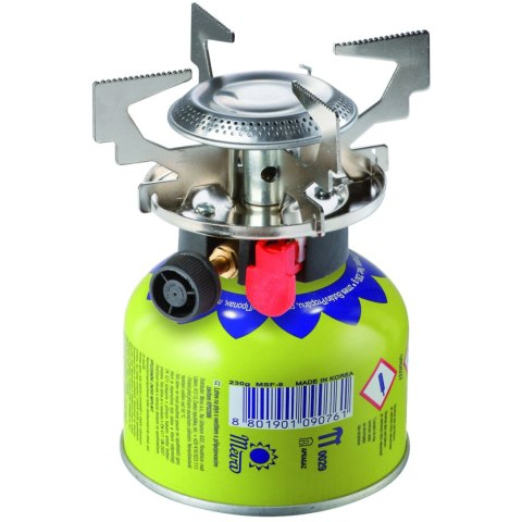 Kuchenka turystyczna na gaz na kartusze gazowe (gwint lub zawór) ATOS piezo zapalnik 1.8kW Kuchenka turystyczna na gaz na kartusze gazowe (gwint lub zawór) ATOS piezo zapalnik 1.8kW