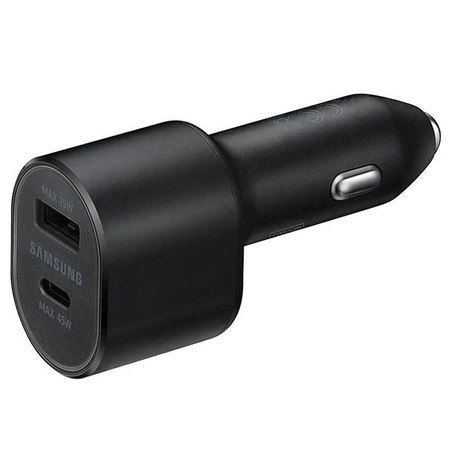 Ładowarka samochodowa Samsung EP-L5300XBEGEU USB-A / USB-C SFC 45W - czarna