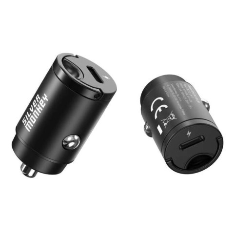Ładowarka samochodowa Silver Monkey PD-CPCT30-SM 30W 1x USB-C PD - czarna Ładowarka samochodowa Silver Monkey PD-CPCT30-SM 30W 1x USB-C PD - czarna