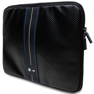 Pokrowiec BMW Carbon & Blue Stripe na laptopa 14" - czarny
