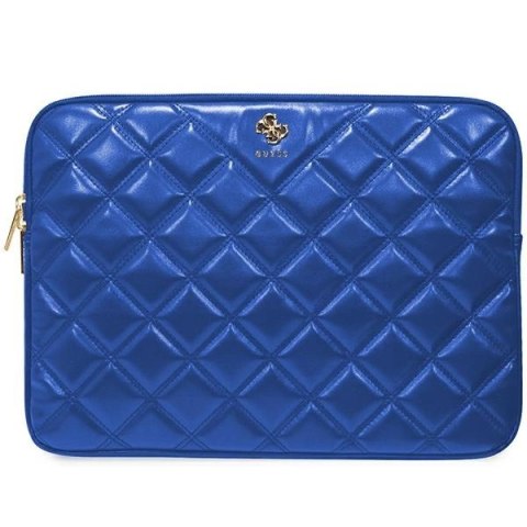 Pokrowiec Guess Quilted 4G na laptopa 14" - niebieski Pokrowiec Guess Quilted 4G na laptopa 14" - niebieski