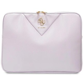Pokrowiec Guess Triangle 4G na laptopa 14" - fioletowy