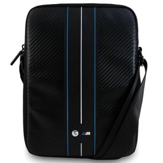Torebka BMW Carbon & Blue Stripe na tablet 8" - czarna