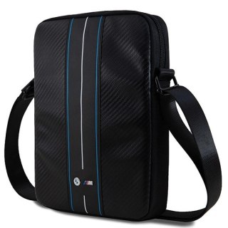 Torebka BMW Carbon & Blue Stripe na tablet 8" - czarna