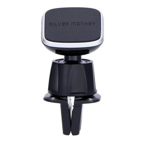 Uchwyt Silver Monkey CM-MGN-SM magnetyczny do samochodu na kratkę wentylacyjną - czarny Uchwyt Silver Monkey CM-MGN-SM magnetyczny do samochodu na kratkę wentylacyjną - czarny