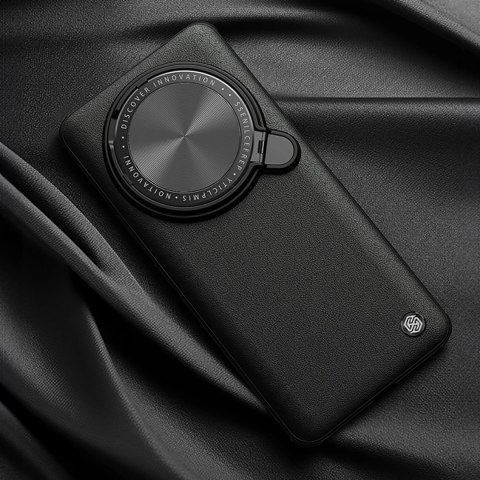 Etui Nillkin CamShield Prop Leather Magnetic Case na Xiaomi 14 Ultra - czarne Etui Nillkin CamShield Prop Leather Magnetic Case na Xiaomi 14 Ultra - czarne