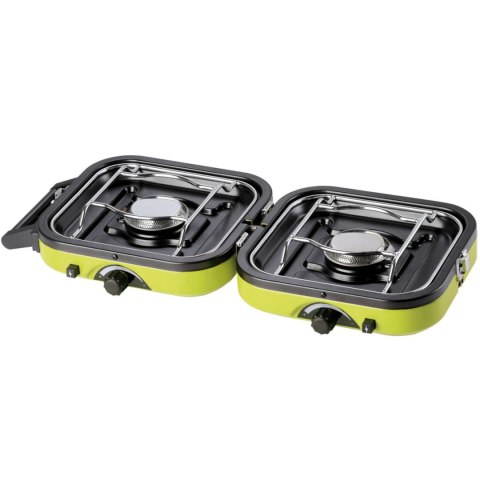 Kuchenka turystyczna na kemping podwójna DUAL COMPACT + GRILL Kuchenka turystyczna na kemping podwójna DUAL COMPACT + GRILL