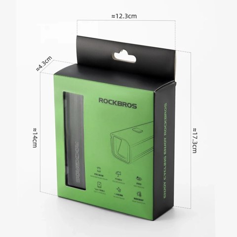 Lampka rowerowa Rockbros RHL1500 przednia 5000mAh 1500lm IPX6 - czarna