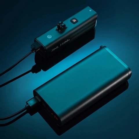 Lampka rowerowa Rockbros RHL1500 przednia 5000mAh 1500lm IPX6 - czarna