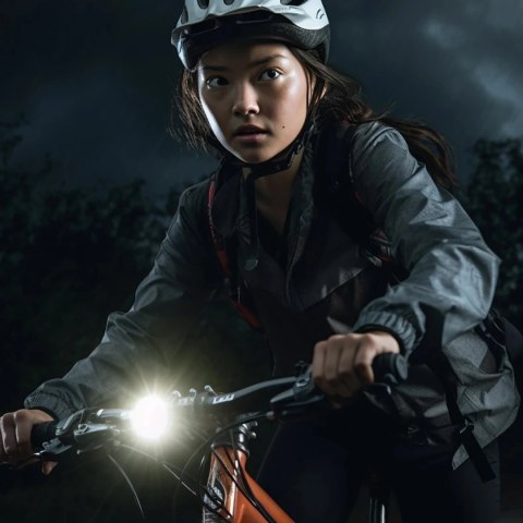 Lampka rowerowa Rockbros RHL1500 przednia 5000mAh 1500lm IPX6 - czarna
