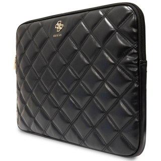 Pokrowiec Guess Quilted 4G na laptopa 14" - czarny