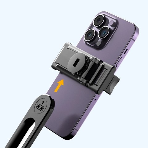 Selfie stick WC1Y3S teleskopowy tripod 1.3m z uchwytem na telefon - czarny Selfie stick WC1Y3S teleskopowy tripod 1.3m z uchwytem na telefon - czarny