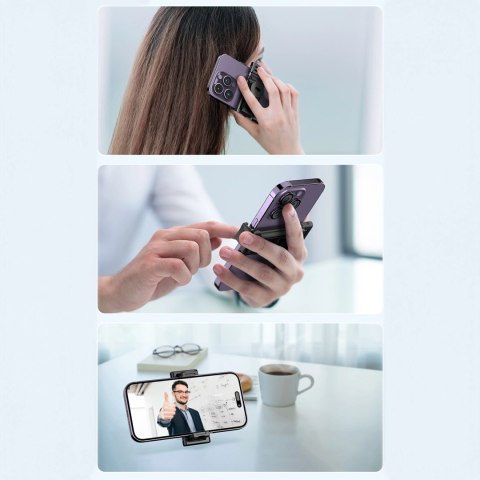 Selfie stick WC1Y3S teleskopowy tripod 1.3m z uchwytem na telefon - czarny Selfie stick WC1Y3S teleskopowy tripod 1.3m z uchwytem na telefon - czarny