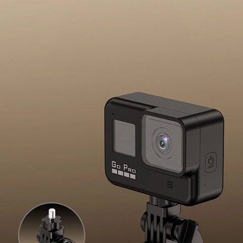 Selfie stick WH181D-Y1S teleskopowy statyw 1.75m ze stopu aluminium z podwójną lampą i uchwytem na telefon - czarny Selfie stick WH181D-Y1S teleskopowy statyw 1.75m ze stopu aluminium z podwójną lampą i uchwytem na telefon - czarny