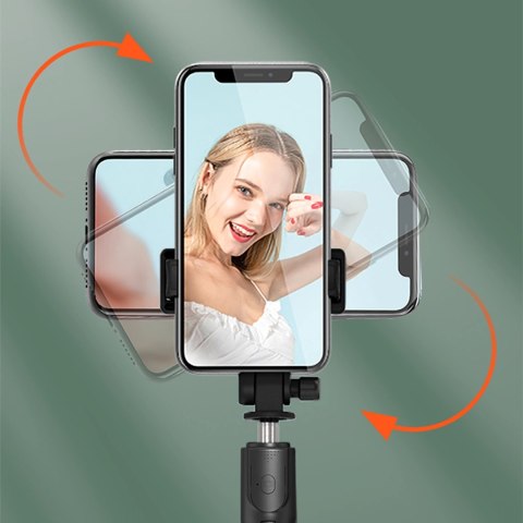 Selfie stick WRY1S teleskopowy tripod 0.7m na telefon - czarny Selfie stick WRY1S teleskopowy tripod 0.7m na telefon - czarny