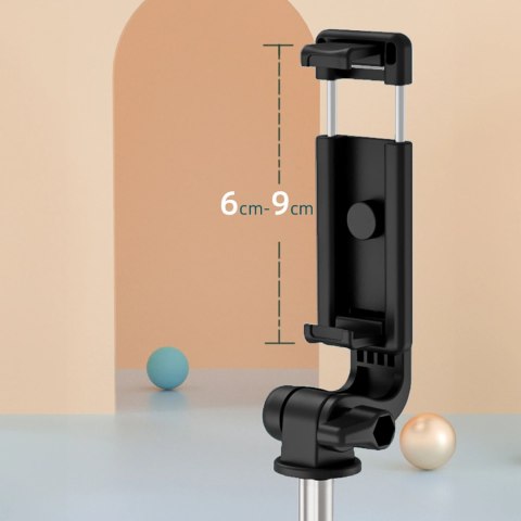 Selfie stick WRY1S teleskopowy tripod 0.7m na telefon - czarny Selfie stick WRY1S teleskopowy tripod 0.7m na telefon - czarny