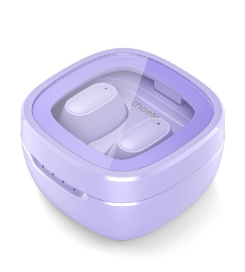 Słuchawki Choetech MEMS bezprzewodowe TWS Bluetooth 5.3 - fioletowe Słuchawki Choetech MEMS bezprzewodowe TWS Bluetooth 5.3 - fioletowe