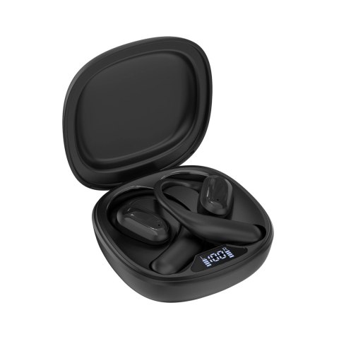 Słuchawki Choetech OWS bezprzewodowe TWS Bluetooth 5.3 - czarne Słuchawki Choetech OWS bezprzewodowe TWS Bluetooth 5.3 - czarne