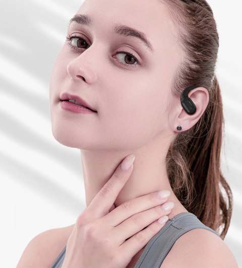 Słuchawki Choetech OWS bezprzewodowe TWS Bluetooth 5.3 - czarne Słuchawki Choetech OWS bezprzewodowe TWS Bluetooth 5.3 - czarne
