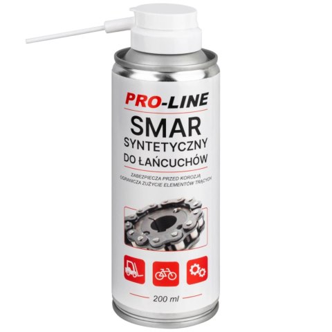 Syntetyczny smar do łańcuchów PRO-LINE spray 200ml Syntetyczny smar do łańcuchów PRO-LINE spray 200ml