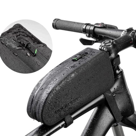 Torba Rockbros AS-019 rowerowa na ramę wodoodporna 1.5 l - czarna Torba Rockbros AS-019 rowerowa na ramę wodoodporna 1.5 l - czarna