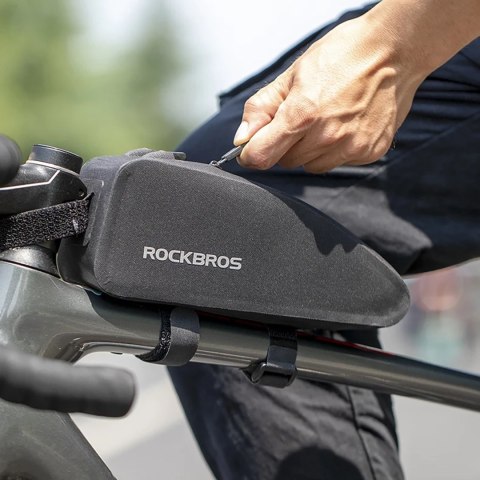 Torba Rockbros AS-019 rowerowa na ramę wodoodporna 1.5 l - czarna Torba Rockbros AS-019 rowerowa na ramę wodoodporna 1.5 l - czarna