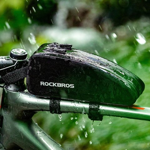 Torba Rockbros AS-019 rowerowa na ramę wodoodporna 1.5 l - czarna Torba Rockbros AS-019 rowerowa na ramę wodoodporna 1.5 l - czarna