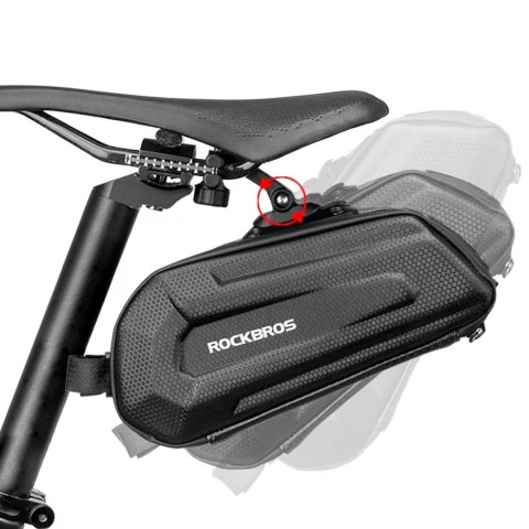 Torba Rockbros B69 rowerowa podsiodłowa 1.8l z systemem łatwego zwalniania - czarna Torba Rockbros B69 rowerowa podsiodłowa 1.8l z systemem łatwego zwalniania - czarna