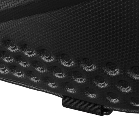 Torba rowerowa WYA36Y7S na bagażnik z długim paskiem i rozszerzanymi kieszeniami bocznymi - czarna