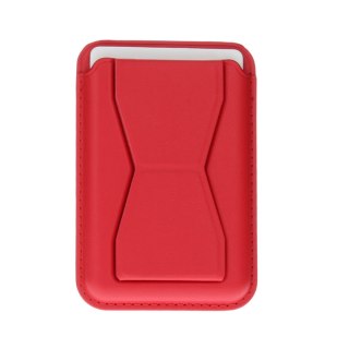Etui na kartę z podstawką czerwone