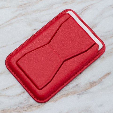 Etui na kartę z podstawką czerwone Etui na kartę z podstawką czerwone