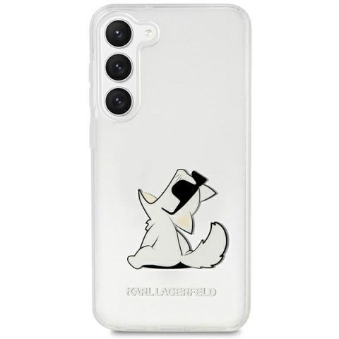 Karl Lagerfeld nakładka do Samsung Galaxy S23 Plus KLHCS23MCFNRC transparentna HC PC/TPU Choupette Eat Karl Lagerfeld nakładka do Samsung Galaxy S23 Plus KLHCS23MCFNRC transparentna HC PC/TPU Choupette Eat