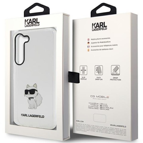 Karl Lagerfeld nakładka do Samsung Galaxy S23 Ultra KLHCS23LHNCHTCT transparentna HC IML NFT Choupette Karl Lagerfeld nakładka do Samsung Galaxy S23 Ultra KLHCS23LHNCHTCT transparentna HC IML NFT Choupette