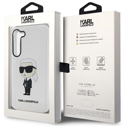 Karl Lagerfeld nakładka do Samsung Galaxy S23 Ultra KLHCS23LHNIKTCT transparentna HC IML NFT Ikonik Karl Lagerfeld nakładka do Samsung Galaxy S23 Ultra KLHCS23LHNIKTCT transparentna HC IML NFT Ikonik