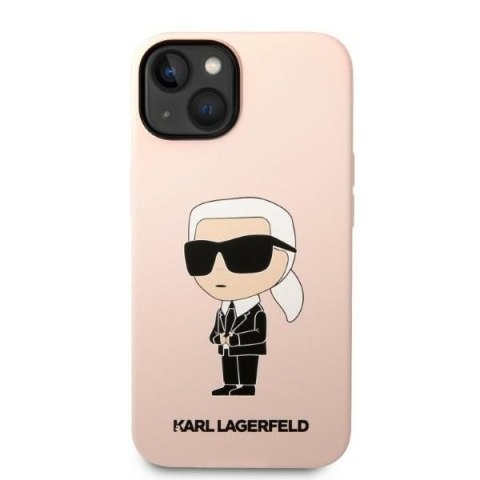 Karl Lagerfeld nakładka do iPhone 14 6,1" KLHCP14SSNIKBCP różowa HC Silicone NFT Ikonik Karl Lagerfeld nakładka do iPhone 14 6,1" KLHCP14SSNIKBCP różowa HC Silicone NFT Ikonik