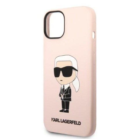 Karl Lagerfeld nakładka do iPhone 14 6,1" KLHCP14SSNIKBCP różowa HC Silicone NFT Ikonik Karl Lagerfeld nakładka do iPhone 14 6,1" KLHCP14SSNIKBCP różowa HC Silicone NFT Ikonik