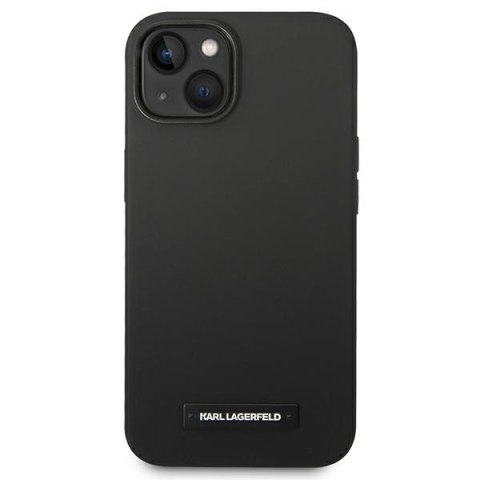 Karl Lagerfeld nakładka do iPhone 14 6,1" KLHMP14SSLMP1K czarna HC Magsafe Silicone Plaque Karl Lagerfeld nakładka do iPhone 14 6,1" KLHMP14SSLMP1K czarna HC Magsafe Silicone Plaque