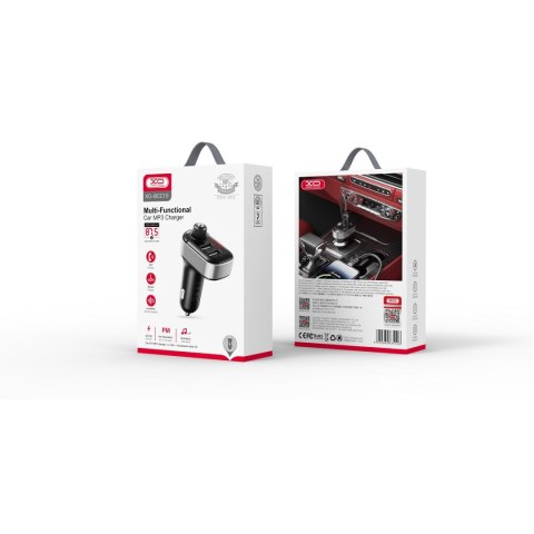 XO transmiter FM BCC10 Bluetooth MP3 ładowarka samochodowa 3,1A czarna XO transmiter FM BCC10 Bluetooth MP3 ładowarka samochodowa 3,1A czarna