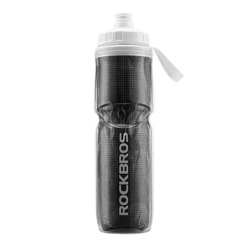 Bidon Rockbros 35210019001 rowerowy termiczny 750 ml - czarny Bidon Rockbros 35210019001 rowerowy termiczny 750 ml - czarny