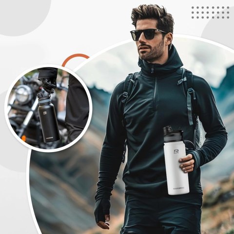 Bidon termiczny Rockbros 35210029005 rowerowy na napoje 530 ml - biały Bidon termiczny Rockbros 35210029005 rowerowy na napoje 530 ml - biały