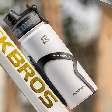 Bidon termiczny Rockbros 35210029005 rowerowy na napoje 530 ml - biały Bidon termiczny Rockbros 35210029005 rowerowy na napoje 530 ml - biały