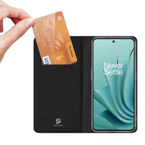Etui Dux Ducis Skin Pro z klapką i miejscem na kartę na OnePlus Nord 3 / Ace 2V - czarne