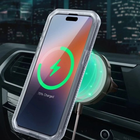 Etui Supcase UB Pro Mag z MagSafe na iPhone 15 Pro - przezroczyste Etui Supcase UB Pro Mag z MagSafe na iPhone 15 Pro - przezroczyste