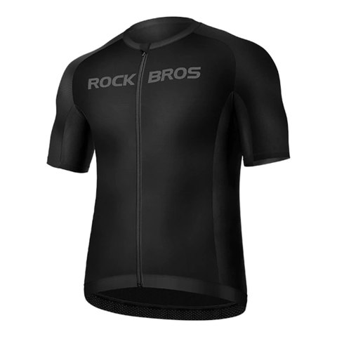 Koszulka rowerowa Rockbros 15120002002 z krótkim rękawem M - czarna Koszulka rowerowa Rockbros 15120002002 z krótkim rękawem M - czarna